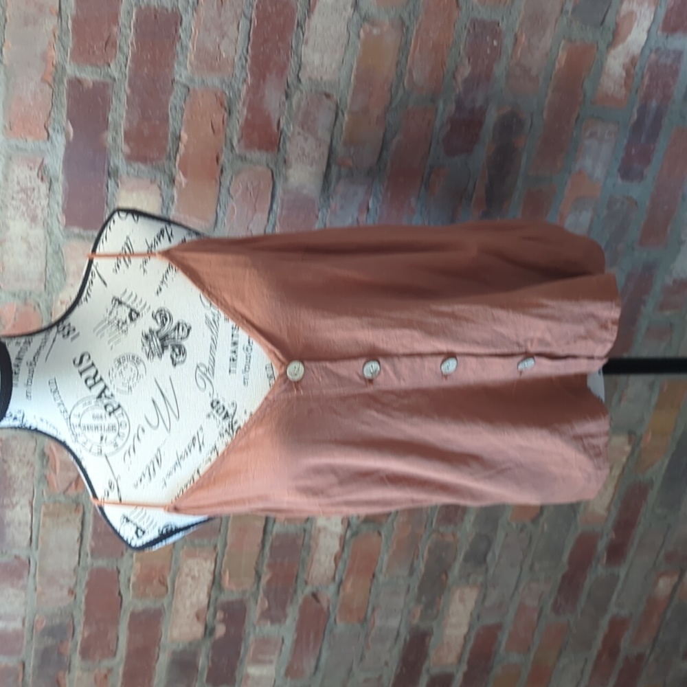 Light rust colored Tank Top.